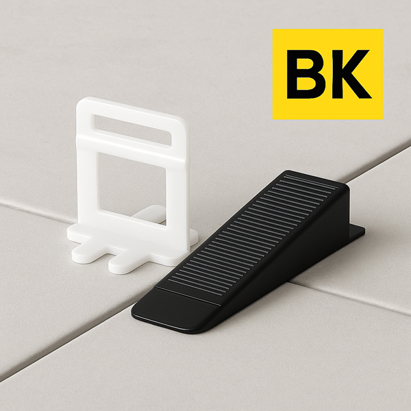 سیستم همتراز کاشی با گوه و کلیپس